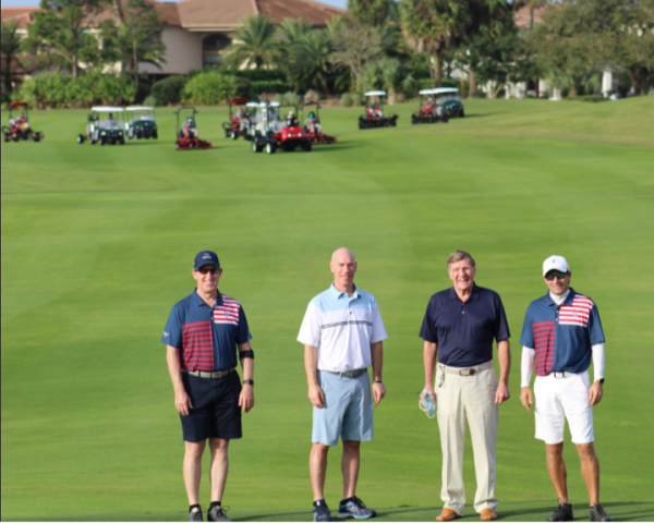 BOD in Front of $1 Million worth of new Equipment D. Romain, K Lavan, C. Miller & JB Glossinger