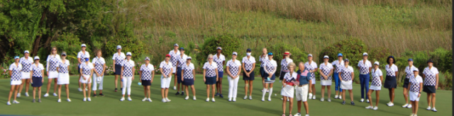 The Ladies Team with Douglas Cup Trophy